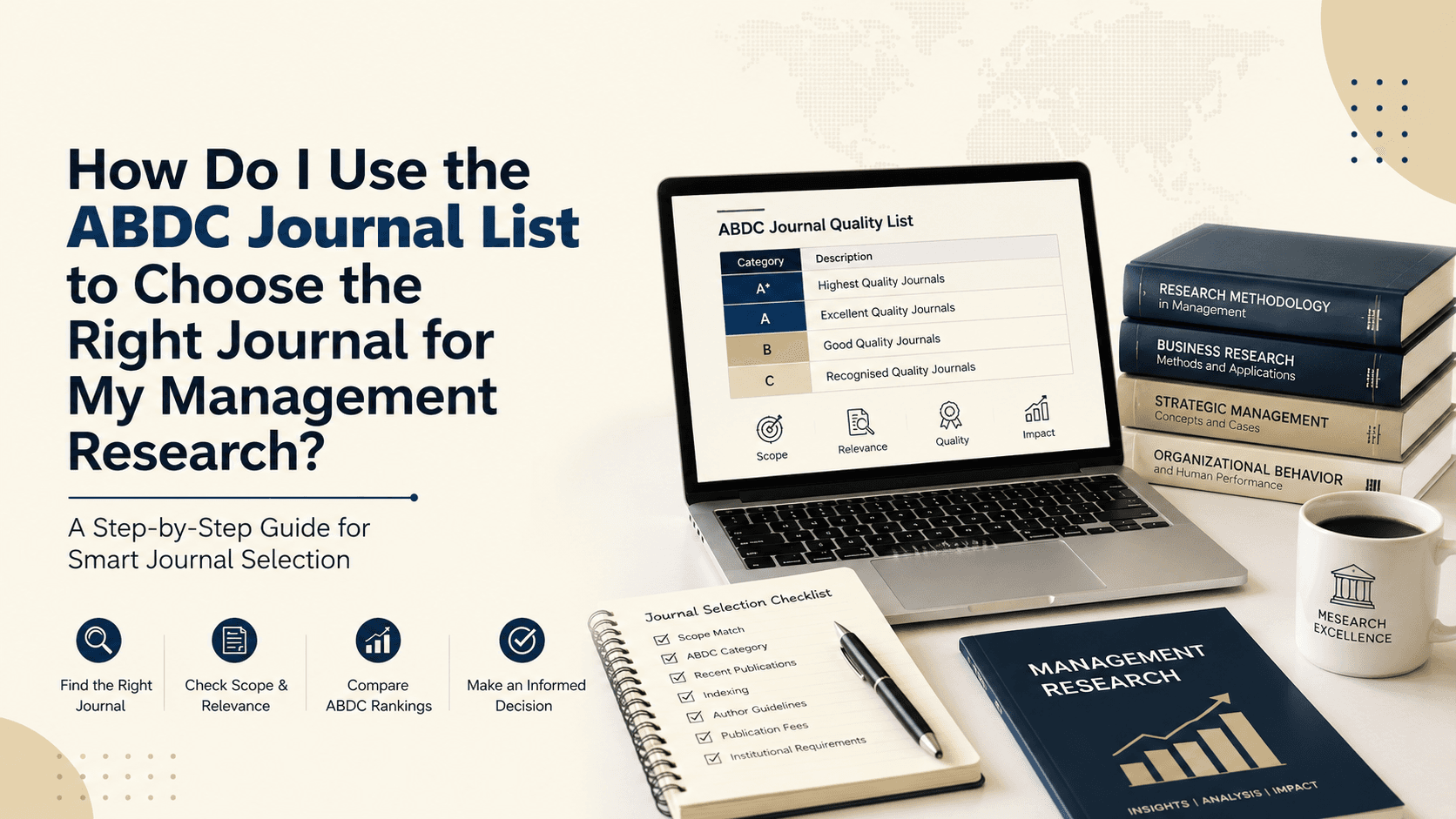 How to use the ABDC journal list to choose a suitable management journal