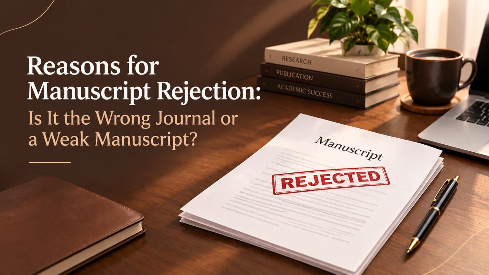 Diagram of reasons for manuscript rejection used by academic journal editors